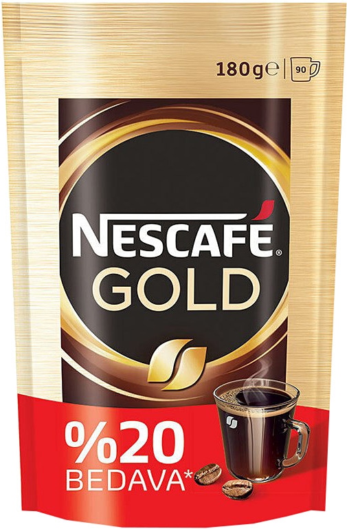 nescafe gold 180 gr eko paket kahve