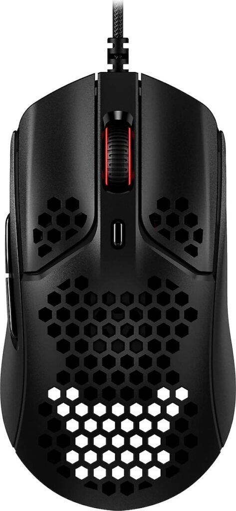 hyperx pulsefire haste hmsh1-a-bk/g kablolu optik oyuncu mouse siyah